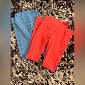 aerie pink + blue bootcut leggings!! 🩷🩵